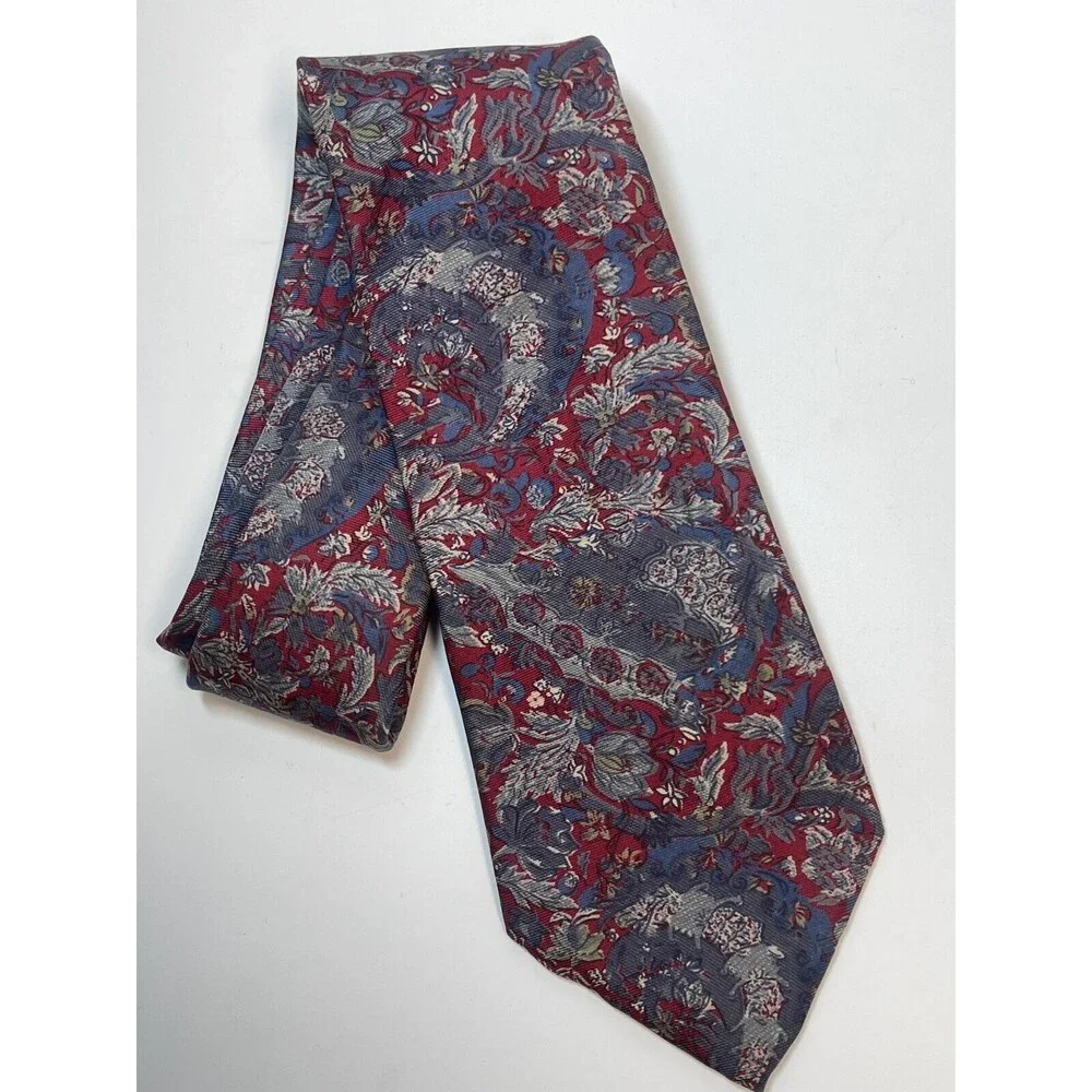 Christian Dior Paisley Silk Neck Tie